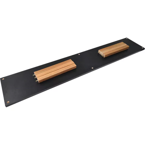 Complemento p/ Estante - Prateleira 140x26 Preta 33cm Altura