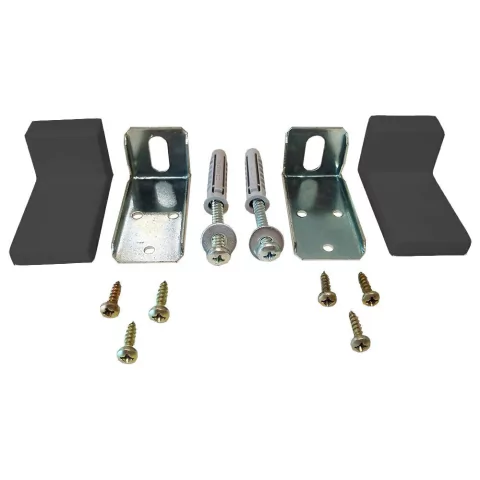 Kit Fixacao p Parede Alvenaria Capa Preta