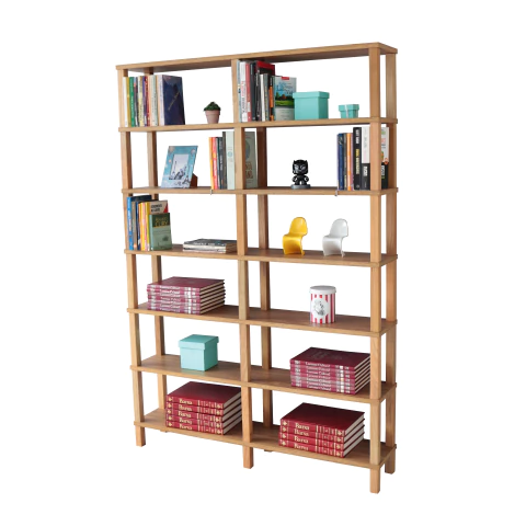 Estante 116x23x169 Freijó c/ 6 Prat. 24,3cm