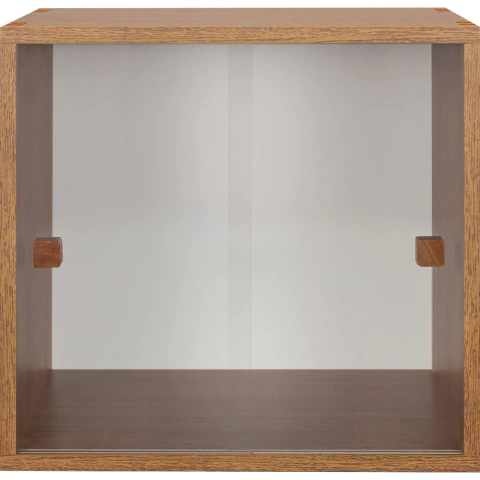 Armario Kit 44 Freijó c/ Portas de Correr Acrílico