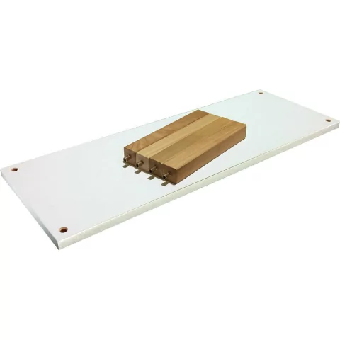 Complemento p/ Estante - Prateleira 72x26 Branca 24,3cm Altura