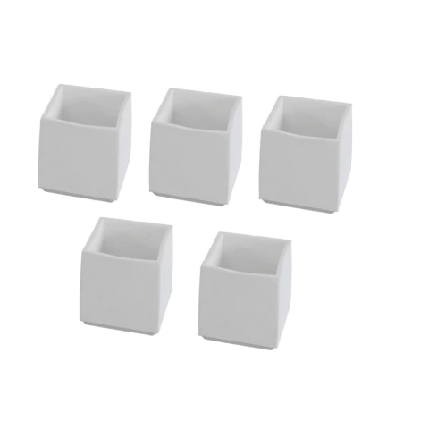 Kit 5x Pés de Borracha Branco p/ Estantes e Armários Evolukit - comprar online