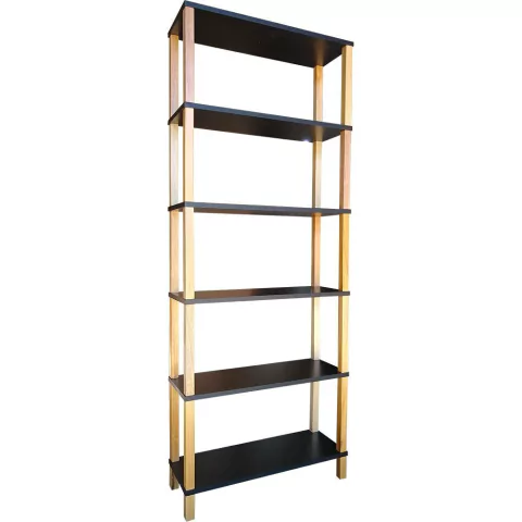 Estante 72x26x186 Preta - by Pipoca e Nanquim