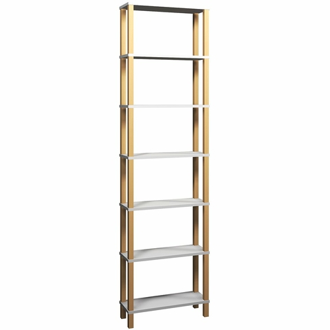 Estante 60x23x221 Branca c 6 Prat. 33cm