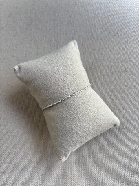Pulseira de Prata Cordão Torcido