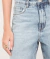 Bermuda Jeans Feminina Cintura Alta com Puídos - Shop UaU