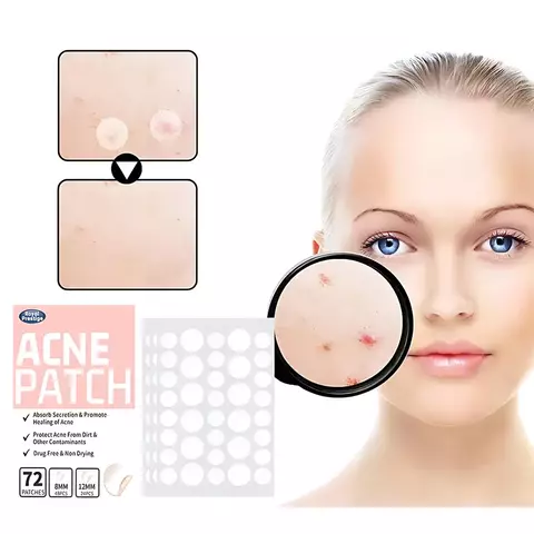 Parches Anti Acne (Pack 72 Uds.) – Discreción y cuidado en cada aplicación