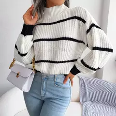 Suéter Cuello Medio De Mujer - tienda online