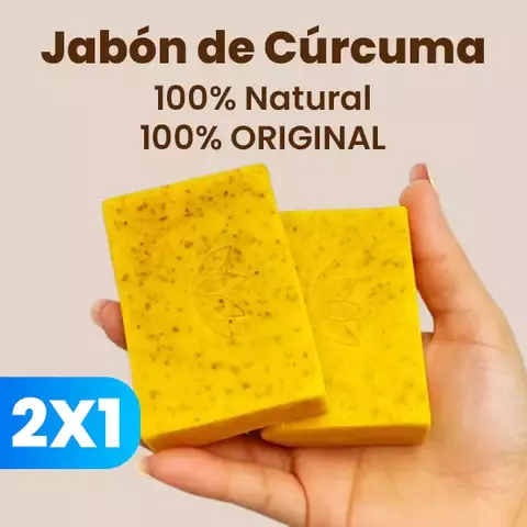 Jabón de Curcuma Antimanchas 100% Natural