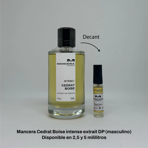 Decant Mancera Cedrat Boise Intense Extrait De Parfum
