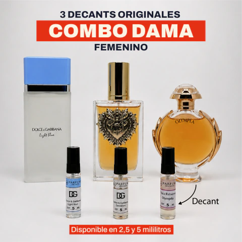Combo Dama x3 Decants