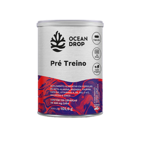 Pré Treino - Ocean Drop (120 Capsulas) - comprar online