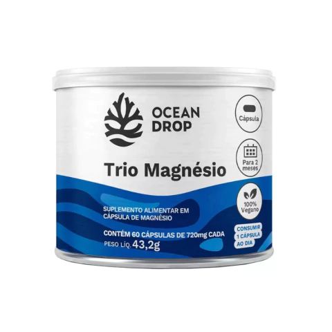 Trio Magnésio - Ocean Drop (60 cápsulas) - comprar online