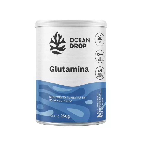 Glutamina em pó - Ocean Drop (250g) - comprar online