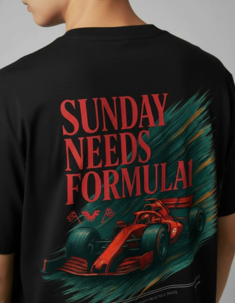 Camiseta Oversized Sunday Needs Formula 1 - comprar online