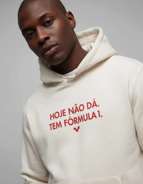 Moletom Hoddie Hoje não dá. Tem Fórmula 1 - comprar online