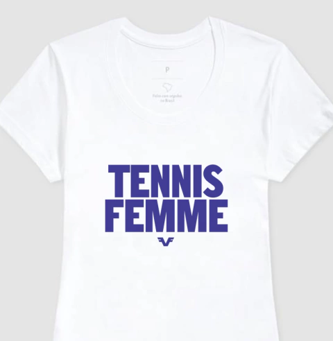 Camiseta Tennis Femme
