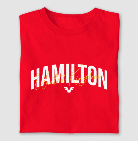 Hamilton Fãn Camiseta Unissex