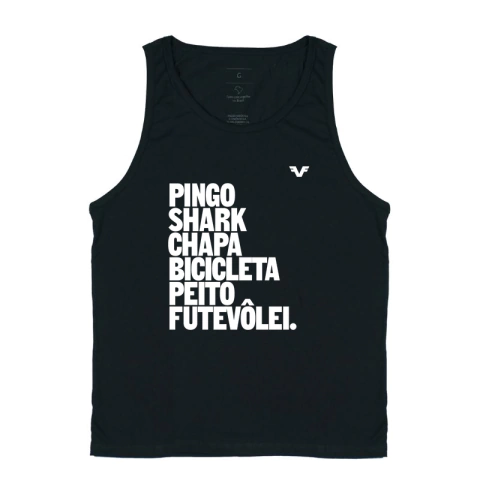 Regata Pingo, Shark, Chapa, Bicicleta, Peito e Futevôlei. - comprar online