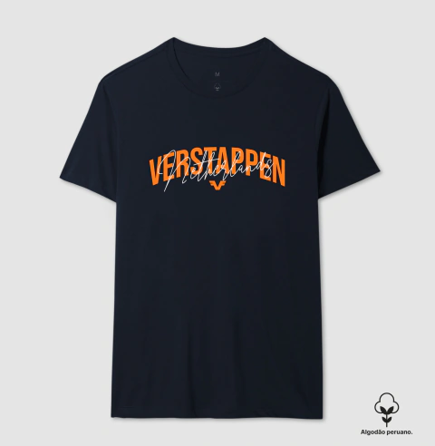Verstappen Fãn Algodão Peruano Unissex