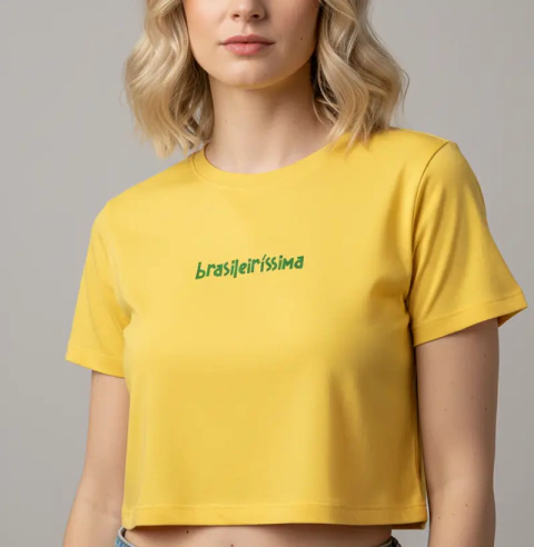Cropped Brasileiríssima - Copa do Mundo 2026