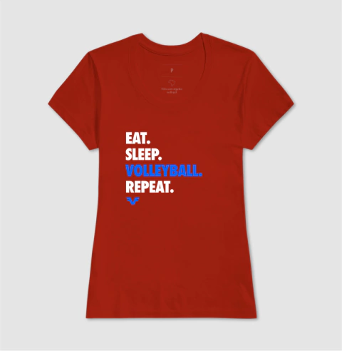 Camiseta Eat. Sleep. Volleyball. Repeat. - comprar online