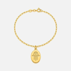 Pulseira Pingente Palma da Mao