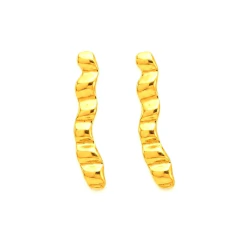 Brinco Minhoca Dourado