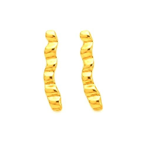 Brinco Minhoca Dourado
