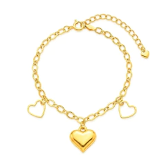Pulseira 3 Coracoes