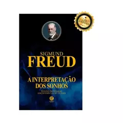 Capa do livro "A Interpretação dos Sonhos" de Sigmund Freud, edição de luxo almofadada.