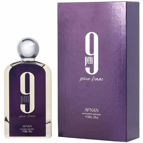 Perfume Árabe Afnan 9PM Pour Femme Eau De Parfum Feminino 100ml