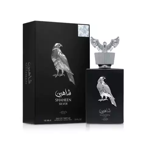 Perfume Árabe Shaheen Silver Lattafa Eau De Parfum Unissex 100ml