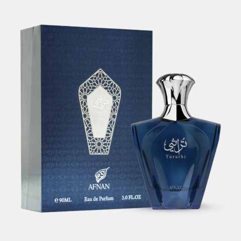 Perfume Árabe Afnan Turathi Blue Eau De Parfum Masculino 90ml