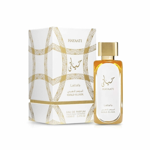 Perfume Árabe Hayaati Gold Elixir Lattafa Eau de Parfum 100ml