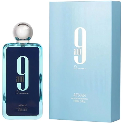 Perfume Árabe Afnan 9AM Dive Eau De Parfum Masculino 100ml