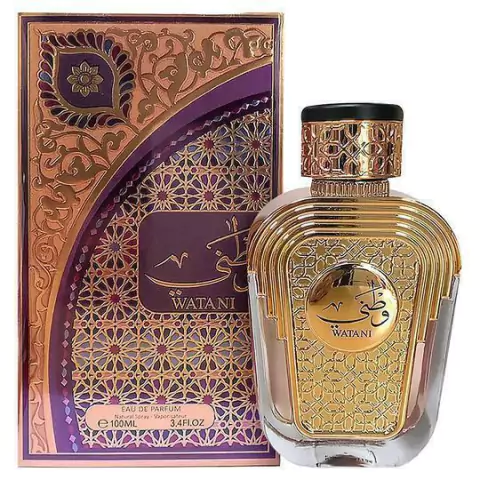 Perfume Árabe Watani Purple Al Wataniah Eau De Parfum Feminino 100ml