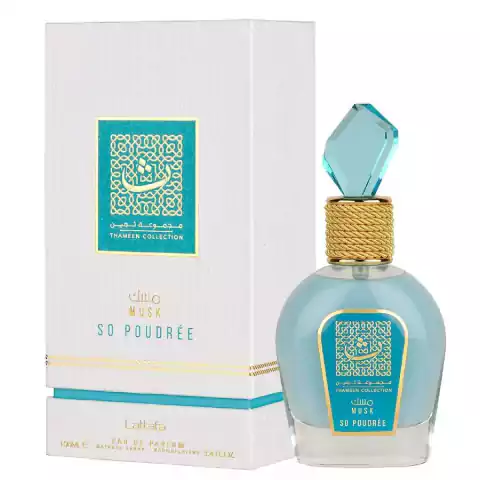 Perfume Árabe Musk So Poudrée Lattafa Thameen Collection Eau de Parfum 100ml
