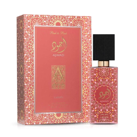 Perfume Árabe Ajwad Pink To Pink Lattafa Eau De Parfum 60ml