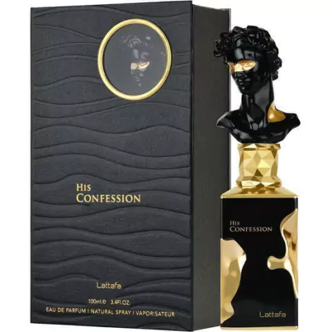 Perfume Árabe His Confession Lattafa Eau de Parfum Masculino 100ml