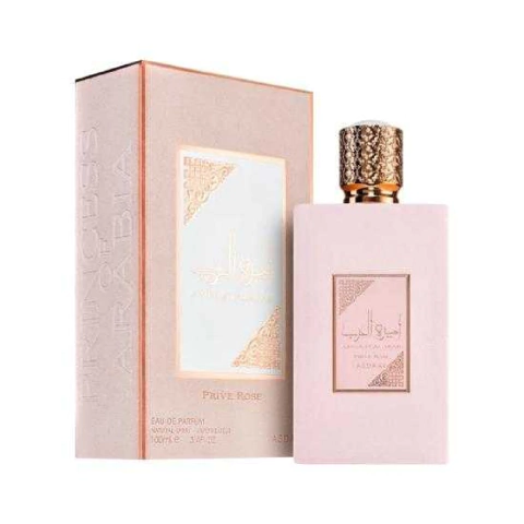 Perfume Árabe Ameerat Al Arab Prive Rose Asdaaf Lattafa Eau De Parfum 100ml