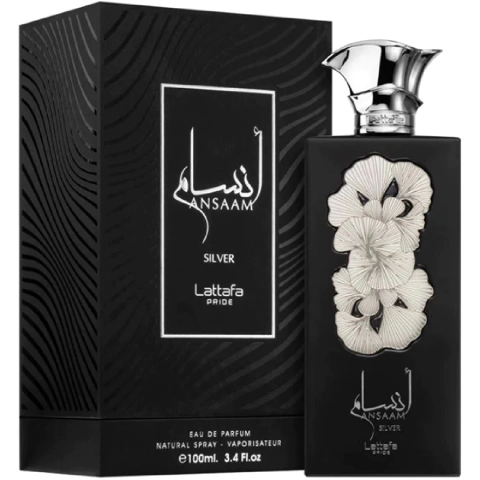Perfume Árabe Ansaam Silver Lattafa Eau de Parfum 100ml