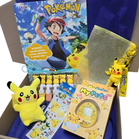 Pikachu Pokemon-Box Ideal Regalo con mascota vistual
