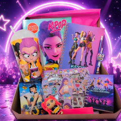 Box Guerreras De Kpop Con Vaso Y Varios Juguetes