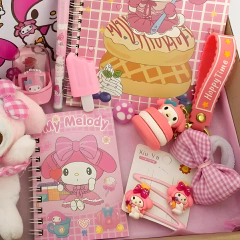 Box My Melody Sanrio Ideal Regalo Con Peluche Kawaii en internet