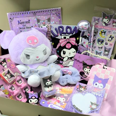 Kuromi-Super Set Kit Regalo Con Peluche Box Kawaii Sanrio - comprar online