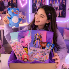 Super Box Guerreras Del Kpop Con Peluche Derpy estilo charm - comprar online