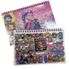 Sticker Book Guerreras Del K-pop Demon Hunters Huntrix - comprar online