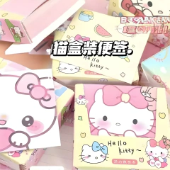 Mini Block De Notas Hello Kitty En Cajita Cute Kawaii - comprar online