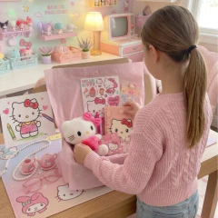 Super Set Kit Regalo Hello Kitty Con Peluche 20 Cm - S-STORE